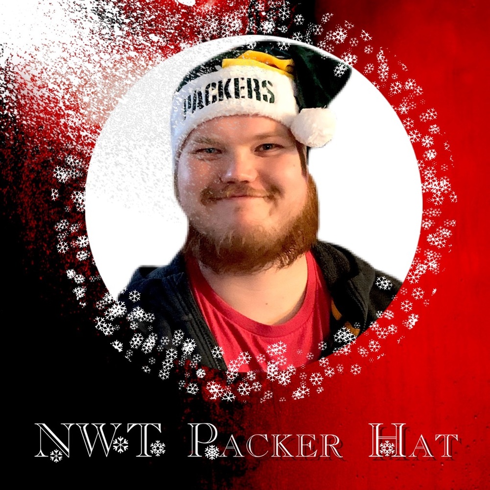 NFL PACKERS SANTA HAT NWT - Picture 7 of 9